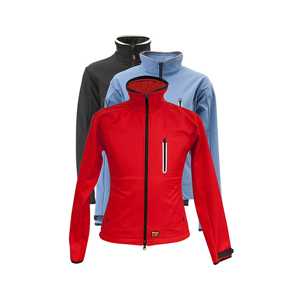 Modern heatwear Softshell-Jacke mit Heizsystem oliv beheizbare Jacke 5XL 